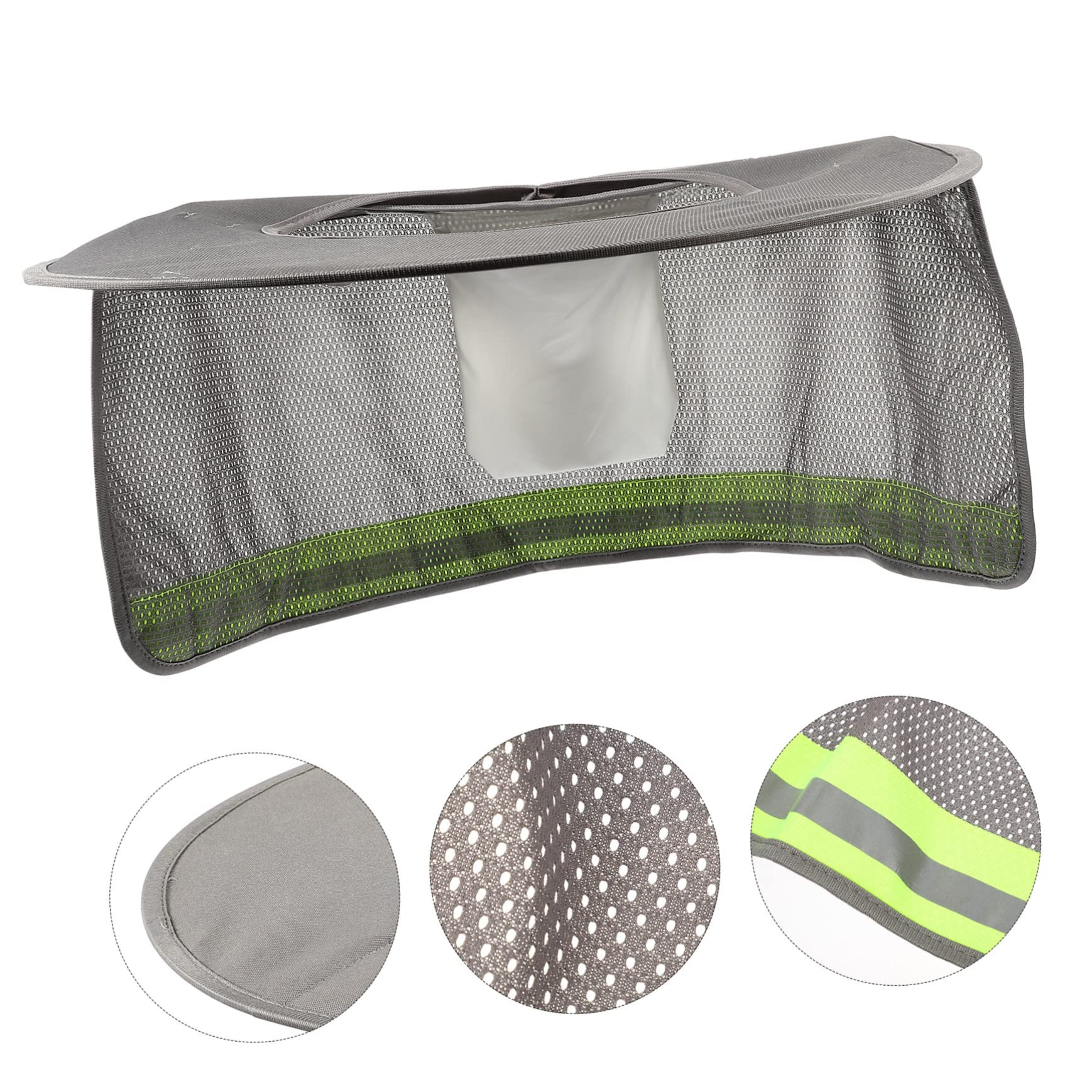 Mobestech 10pièces Casquette De Solaire pour Casque De Visière Réfléchissante Et Écran De Cou Accessoires De Construction