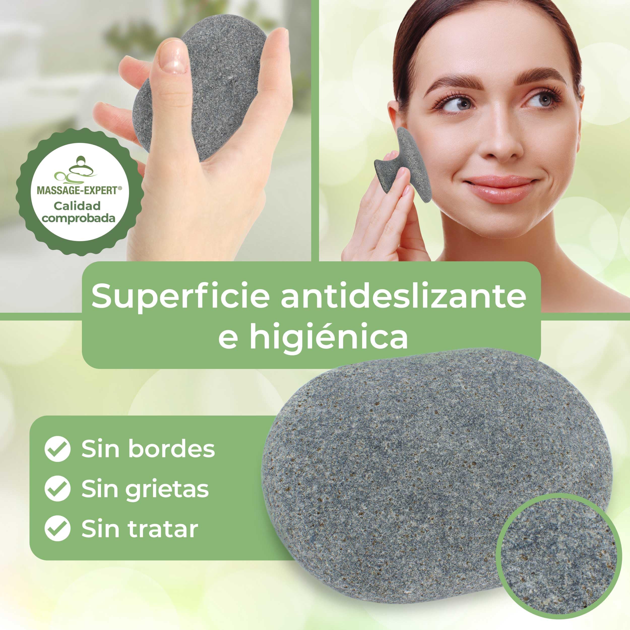 Hot Stone Massage Set PROFESIONAL con 52 Piedras Calientes de Basalto Auténtico Certificado para uso Doméstico, Principiantes, Profesionales y Aplicaciones Especiales