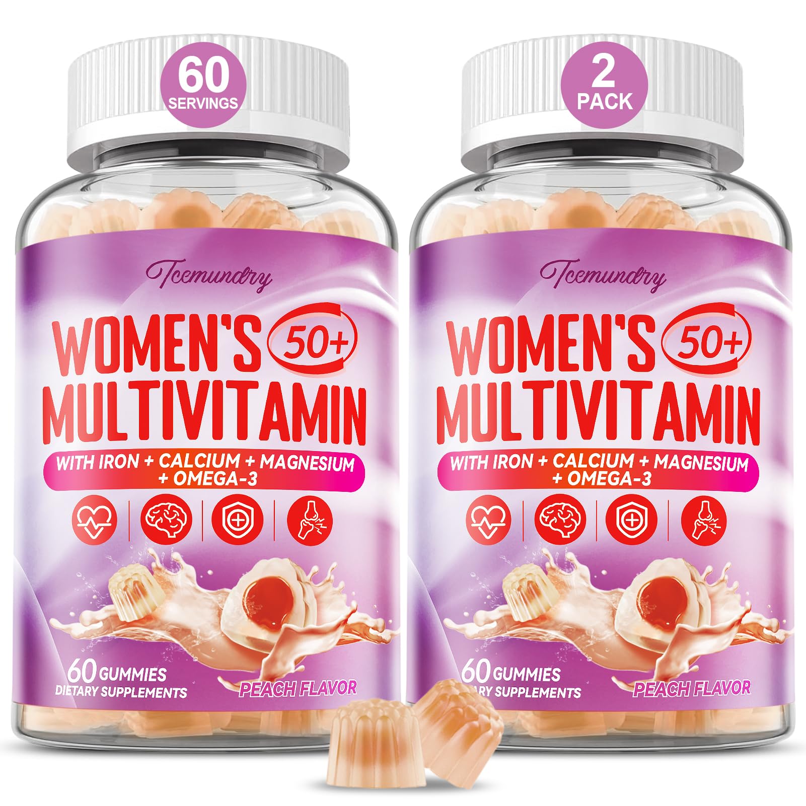Multivitamin Gummies for Women 50 Plus (Pack of 2)