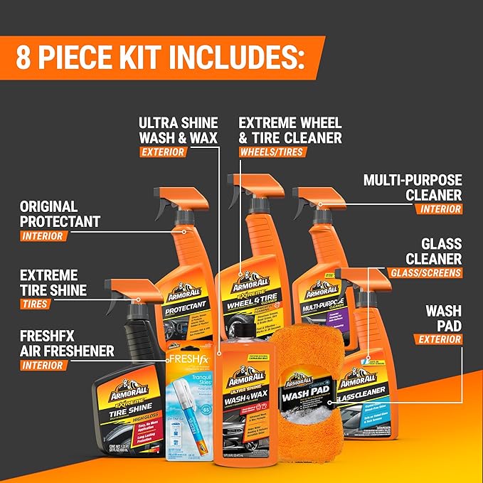 Kit de Cuidado para Autos Armor All Premier 8 piezas miniatura 2