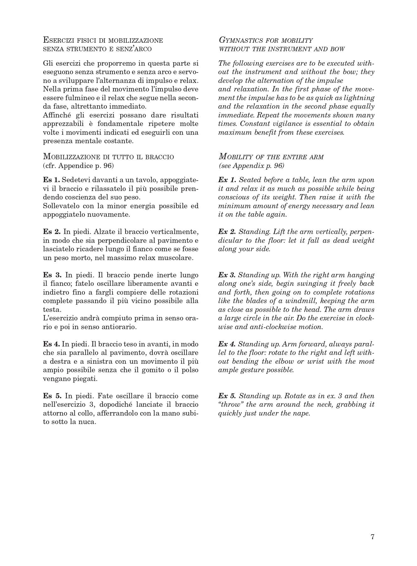 Il violino. Movimenti fondamentali della tecnica dell'arco. Ediz. italiana e inglese