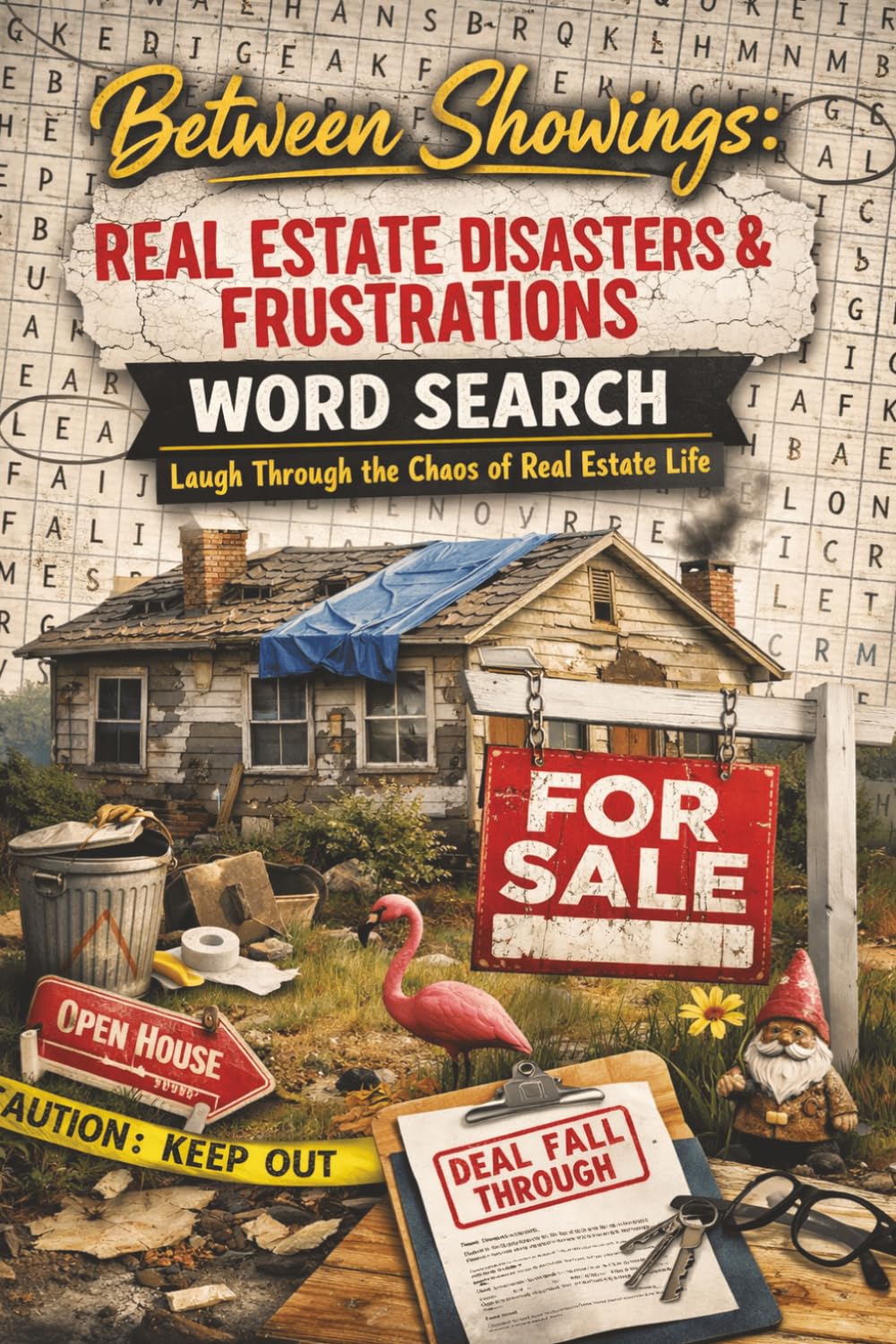 Between Showings: Real Estate Disasters & Frustrations Word Search Puzzle: Between Showings: Laugh Through the Chaos of Real Estate Life, Perfect Gift ... Naughty Word Search for Real Estate Agents)