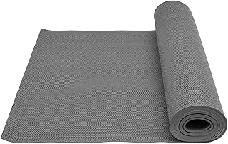 16.4ft x 2.95ft Drainage Non Slip Mat Commercial Floor Mat PVC Drainage Mat Swimming Pool Mat Pool Splash Drainage Mats Indoor Floor Mat Hollow Door Mat for Swimming Pool Deck Indoor Outdoor (Grey)