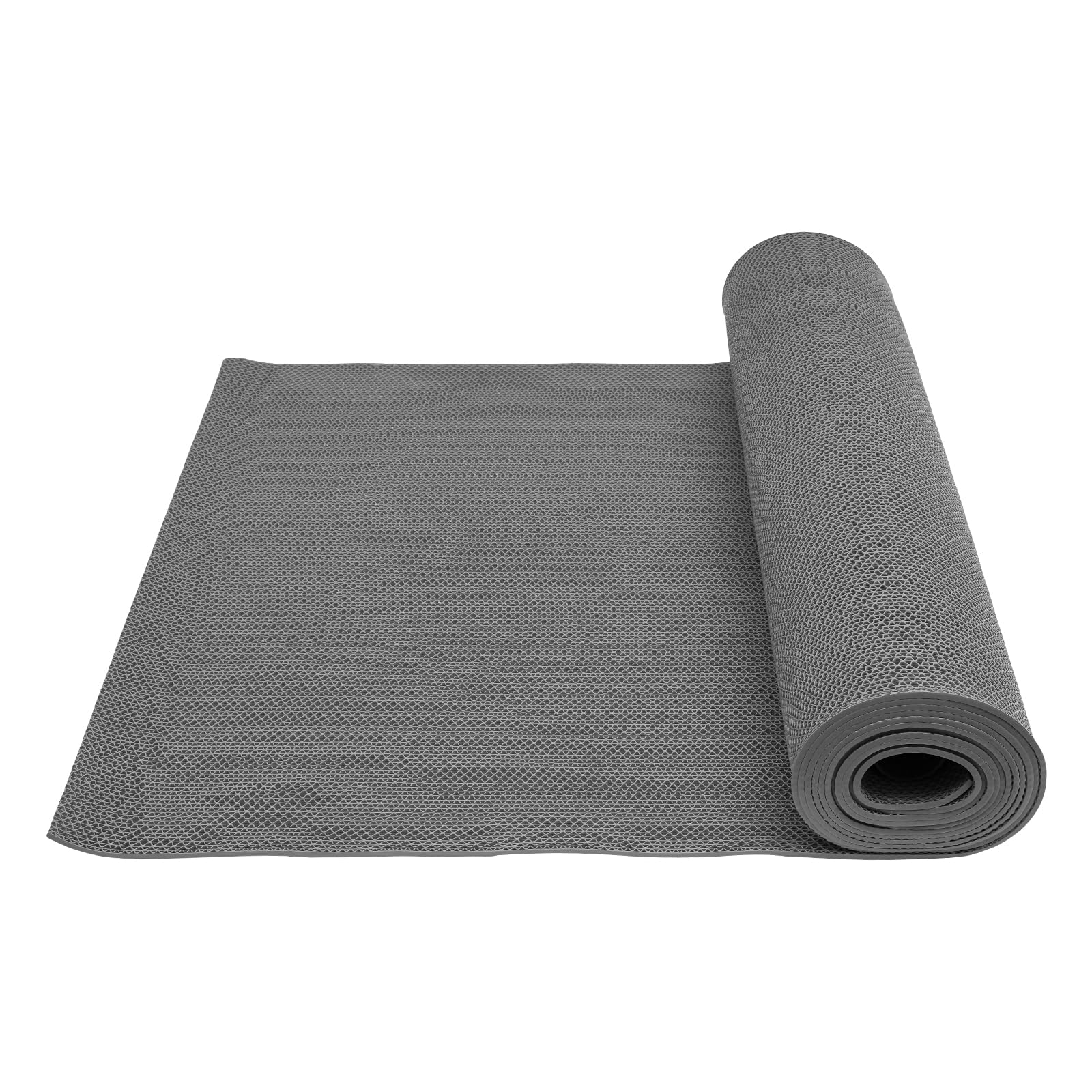 16.4 x 2.95ft Floor Mat,Floor Mat,Non-Slip Mat,PVC Drainage Mat for Swimming Pool,Shower Room,Bathroom,Indoor Outdoor Entryways (Grey)