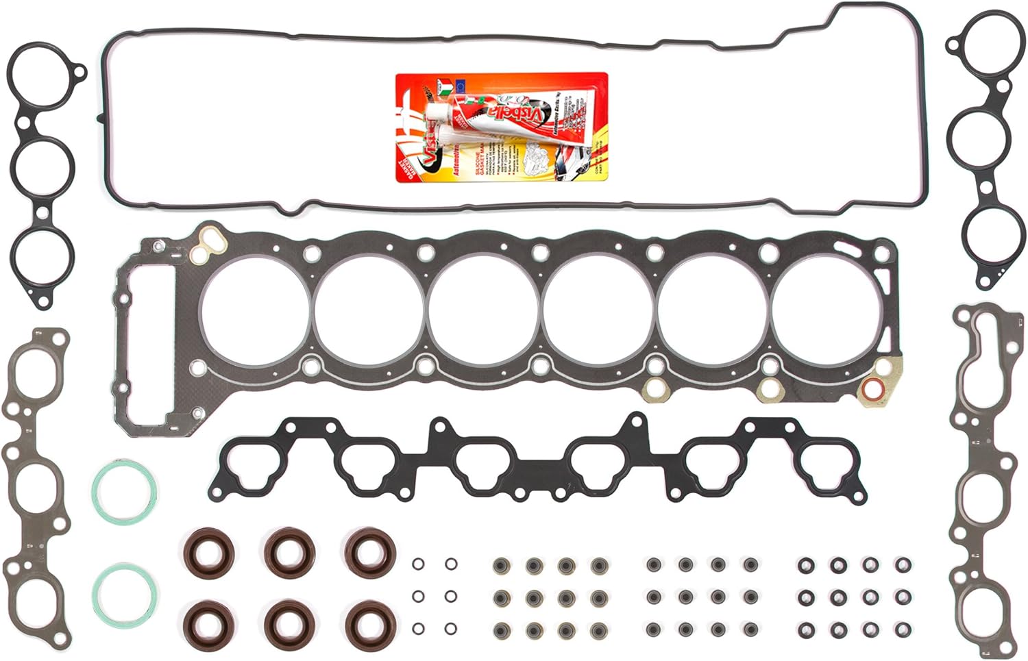 Compatible With 93-97 Toyota Lexus 4.5 DOHC 24V 1FZFE Head Gasket Set