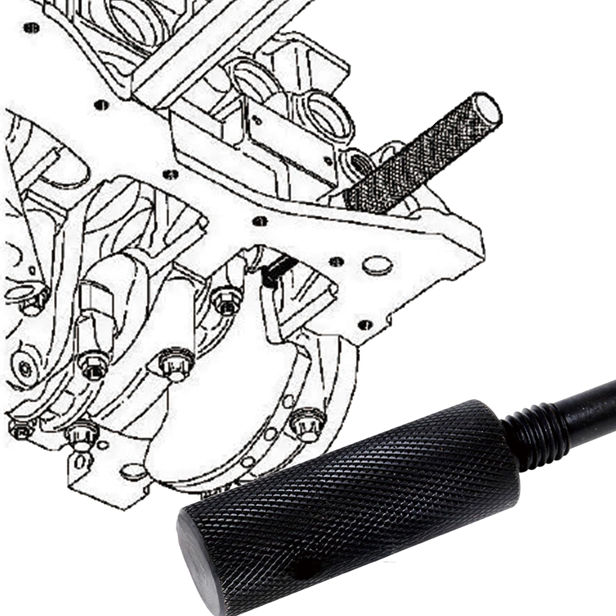 ANBOO Zestaw narzędzi do regulacji silnika do Renault 1.5, 1.9 DCI, pasek rozrządu, kompatybilny z Clio Mégane Scenic Twingo Dacia Sandero Duster, MOT1489 MOT861