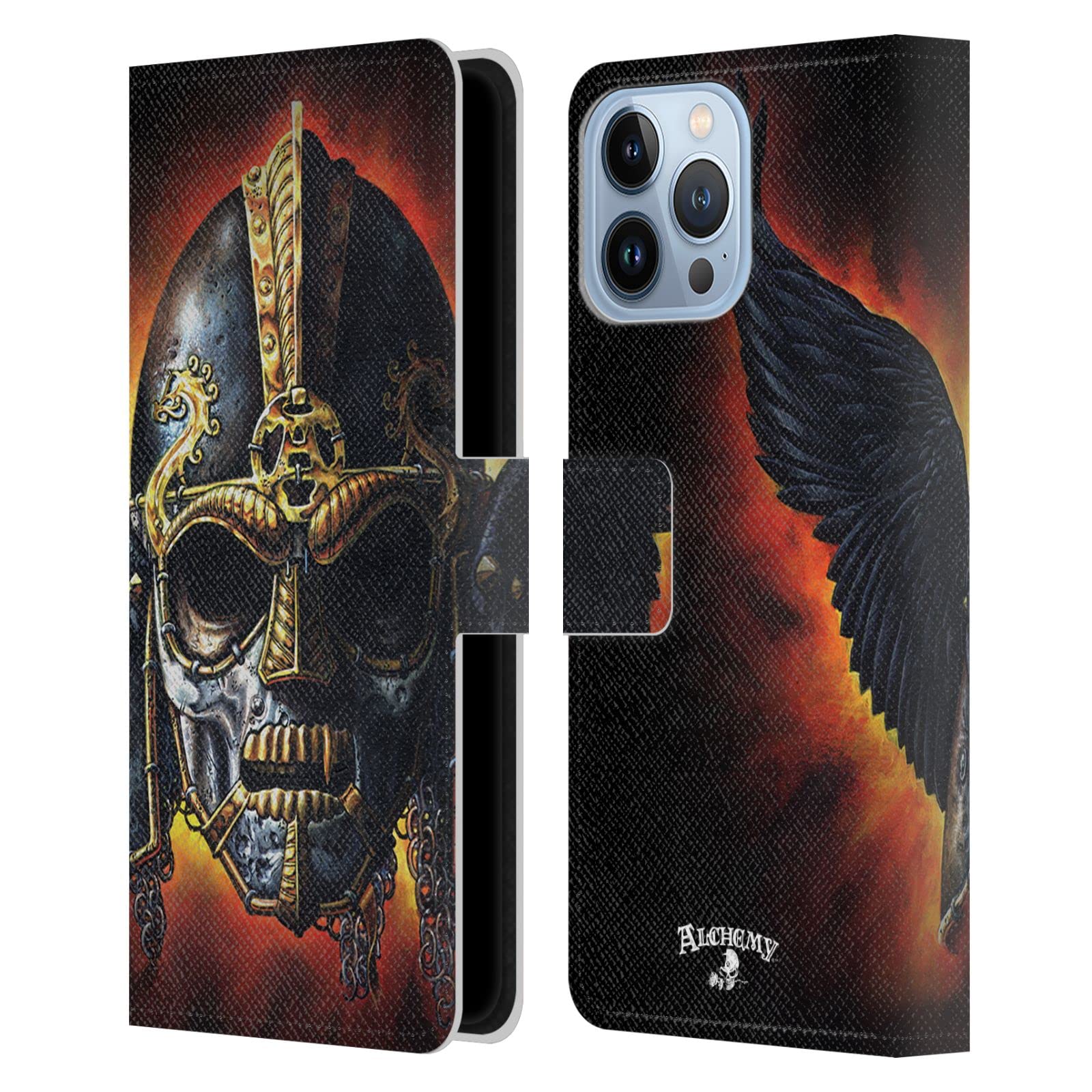 Amazon.com: Head Case Designs Officially Licensed Alchemy Gothic Ossa Raven  Head Wing Leather Wallet Case Compatible with Apple iPhone 13 Pro Max :  Cell Phones & Accessories