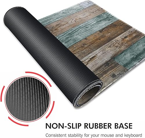 Miniatura 5 de Galdas - Tapete de mouse para videojuegos, mousepad grande y extensible, de goma, antideslizante, con bordes cosidos para laptop, XXL XL, 80 x 30 x