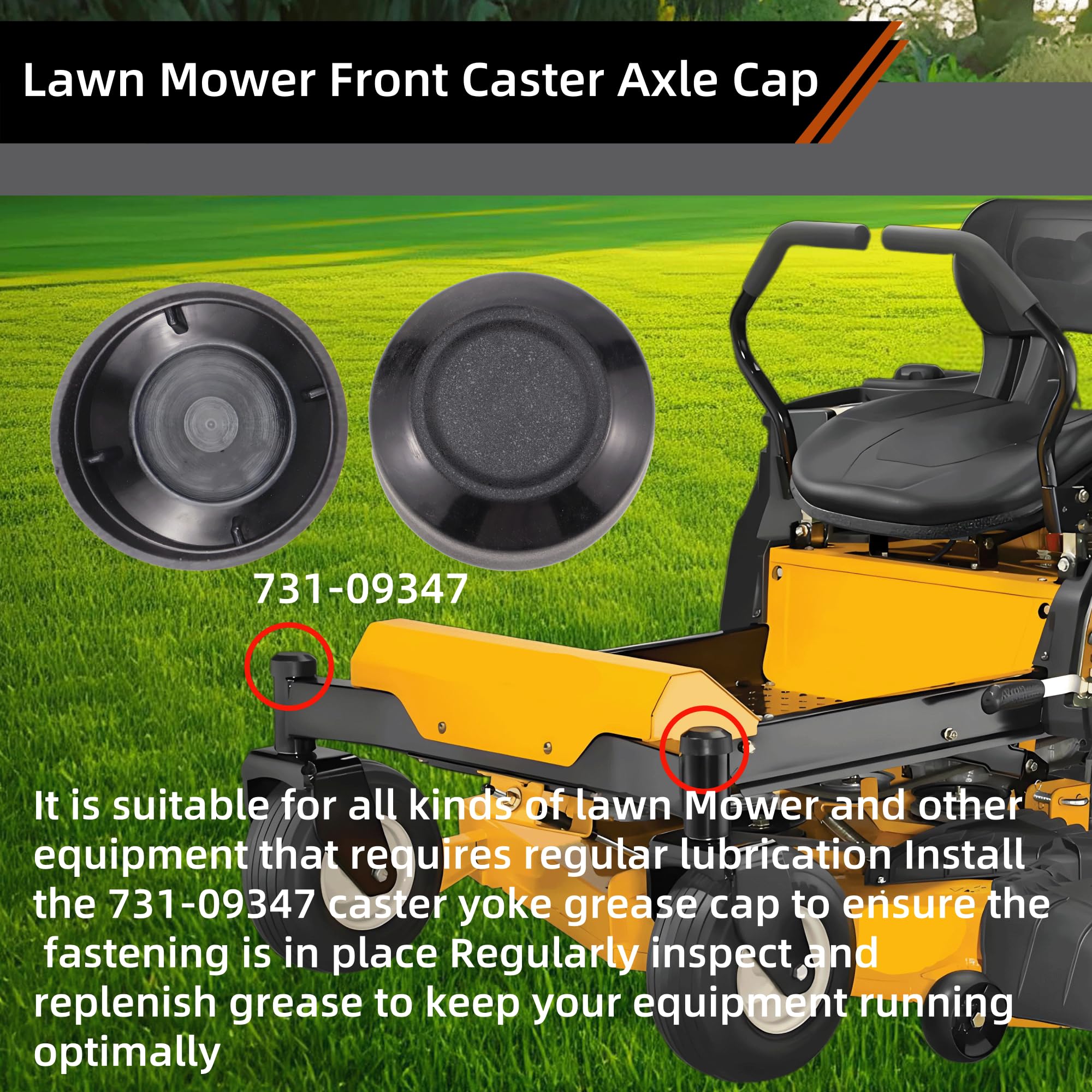 Amazon.com: Dgdhf Replacement Lawn Mower Caster Wheel Yoke Grease
