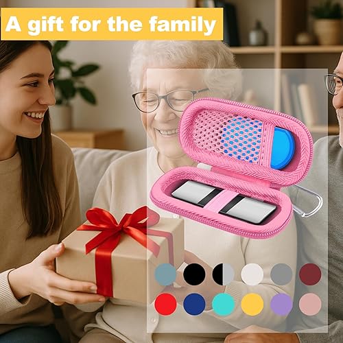 Vista 72 de Khanka Funda rígida de repuesto para AliveCor Kardia Mobile ECG/KardiaMobile 6L EKG (oro rosa)