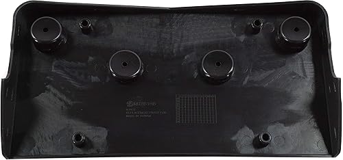 Miniatura 5 de Evan Fischer Soporte para placa de matrícula compatible con Chevrolet Equinox 2016-2017, negro texturizado frontal GM1068197