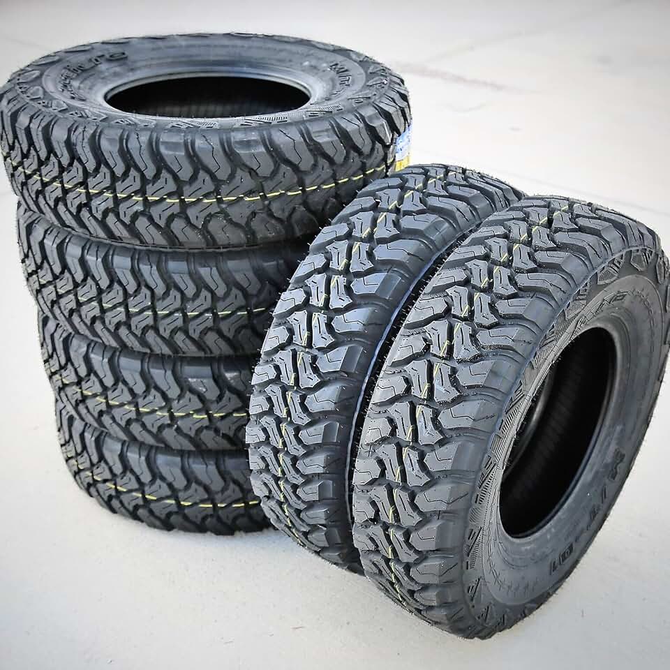 6 x Accelera M/T-01 LT235/80R17 120/117Q Mud Terrain E (10 Ply) Tires