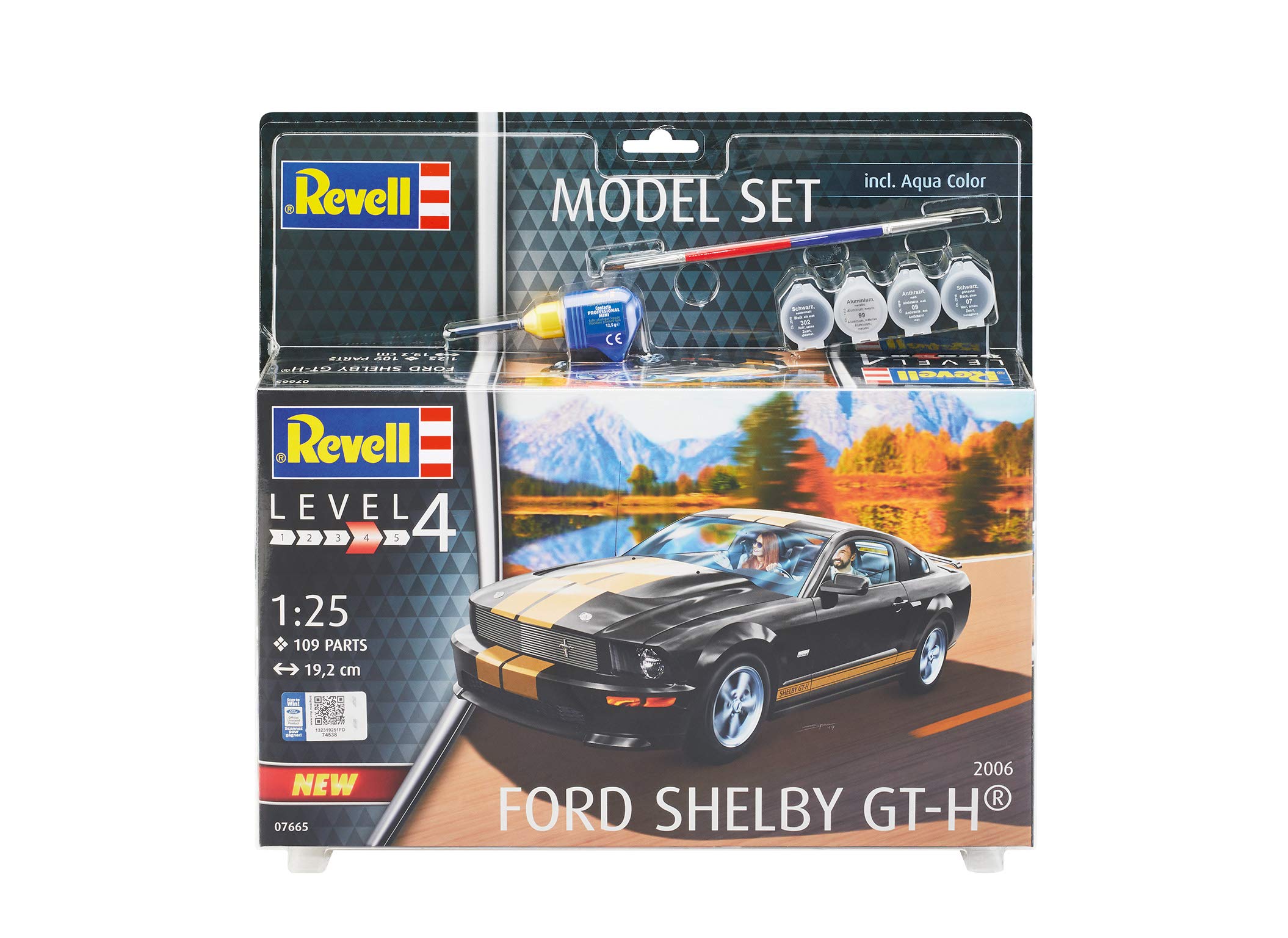 Maquette Revell Ford Shelby GT-H 2006 – Échelle 1:25 – Réf 07665 – Neuf
