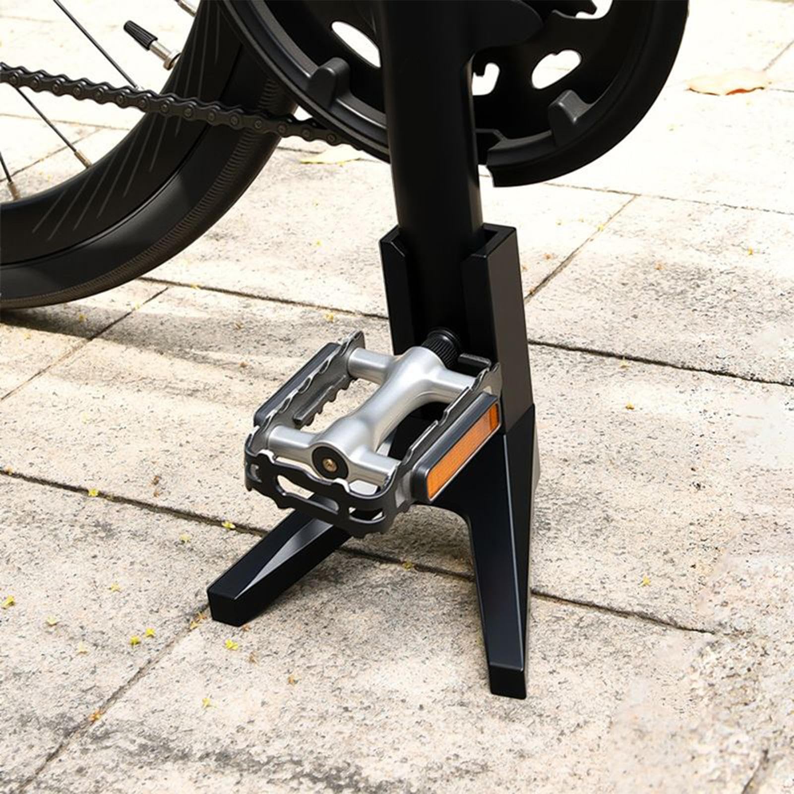 Generico Supporto Da Pavimento Per Bici Da Strada, Base per Bicicletta da Terra, Supporto Laterale Portatile Accessorio Risparmio Spazio Per Interni Casa Soggiorno Balcone Esterno