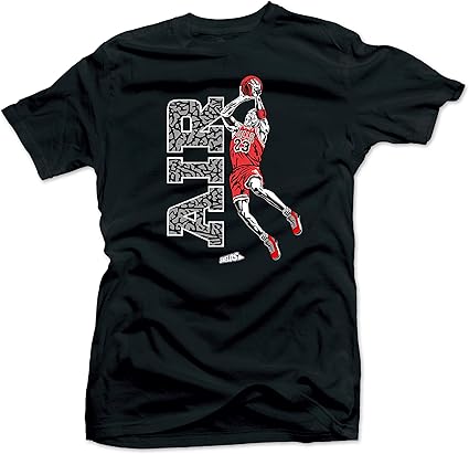 SNELOS Sneaker Outfit Graphic Tee for Men Soft Cotton Streetwear T Shirt Casual Top for Sneaker Lovers
