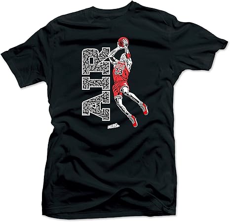SNELOS Sneaker Outfit Graphic Tee for Men Soft Cotton Streetwear T Shirt Casual Top for Sneaker Lovers
