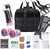 GRULLIN First Aid Kit Survival Kit,IFAK Molle System 50 Pieces Medical Supplies Trauma Bag, Severe Bleeding Control and More 2 Sets
