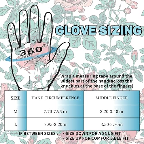 Miniatura 24 de Guantes de jardinería a prueba de espinas y pinchazos, con agarre, guantes de jardinería para mujeres, guantes de trabajo de cuero, regalos Guantes