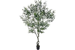 8 Foot Faux Olive Tree