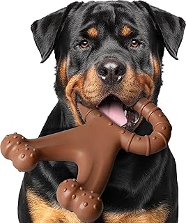 Qishare Tough Dog Toys for Aggressive Chewers Large Breed, Durable Dog Toys for Medium Dogs, Tough Dog Chew Toys for Aggressive Chewers, Interactive Dog Toys for Training and Cleaning
