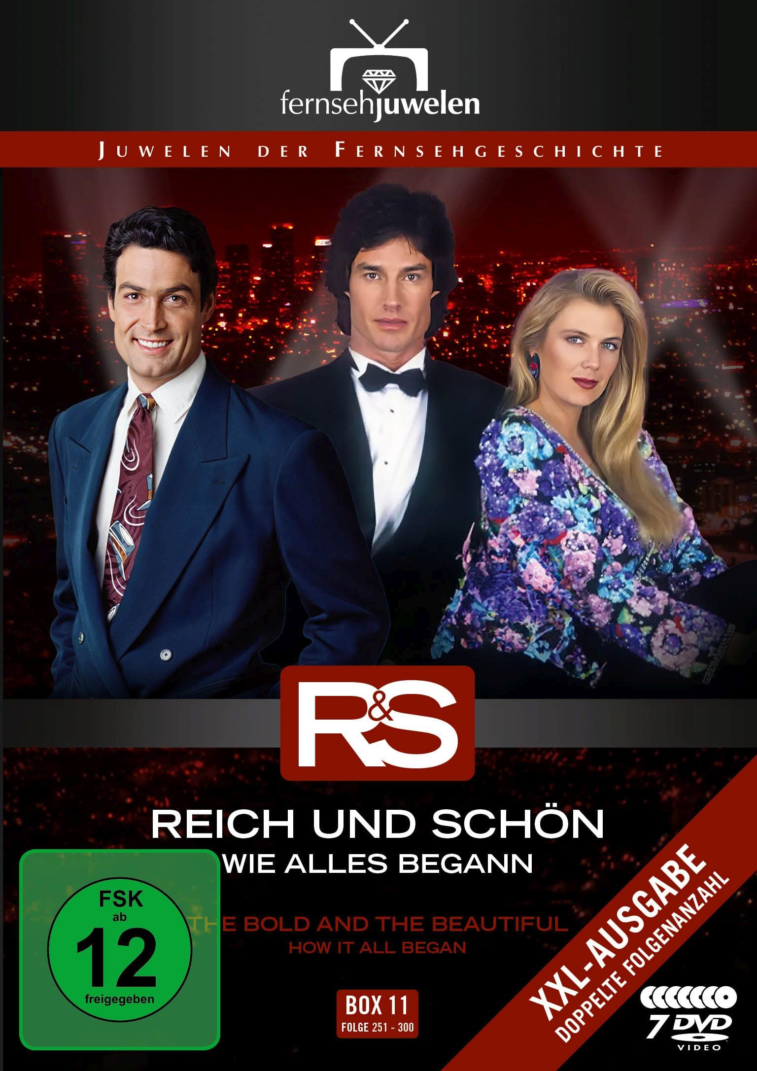 Reich und Schön Box 11: Die klassischen Folgen 251-300 XXL-Ausgabe 50 Folgen 7 DVDs