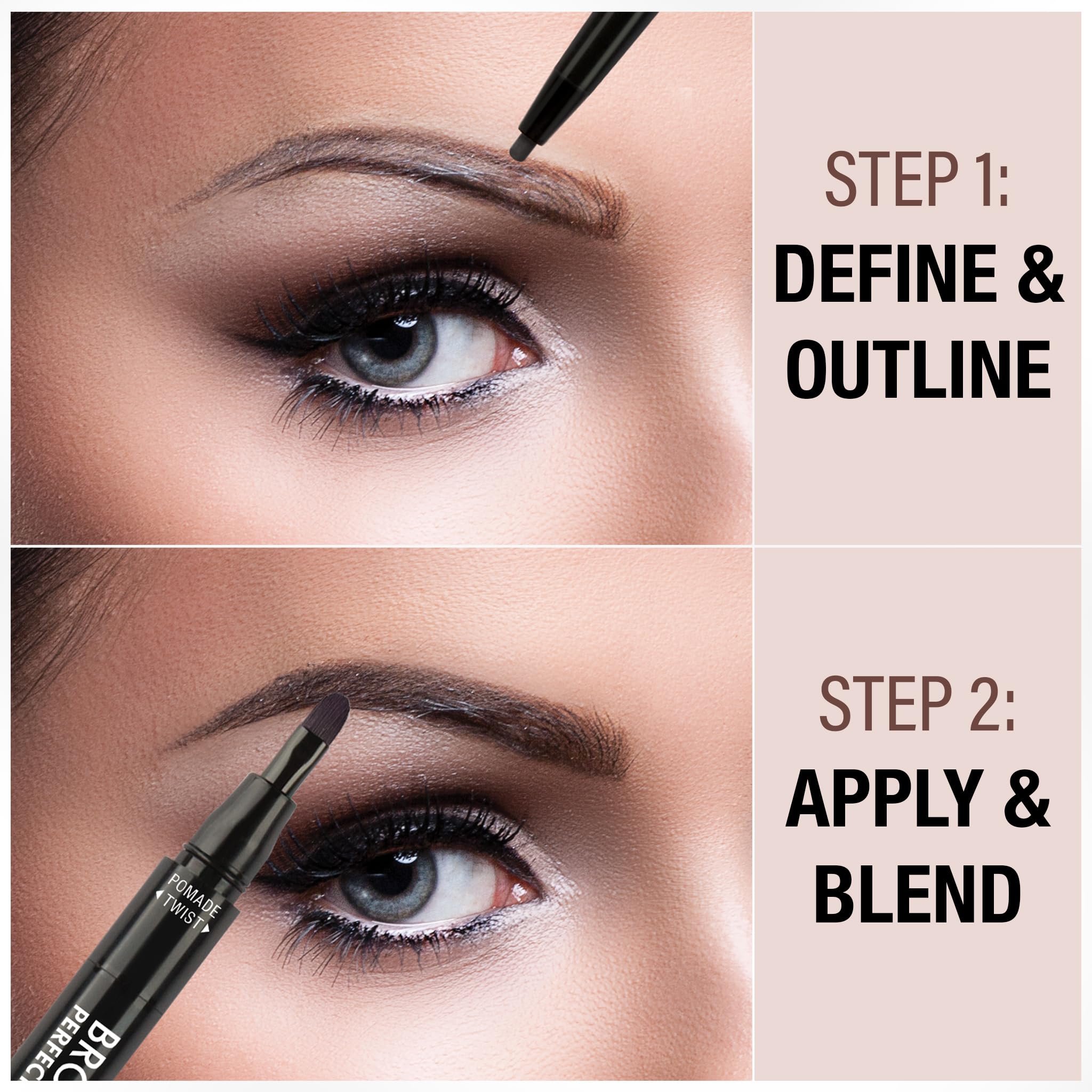 Amazon.com : Absolute New York 2-in-1 Brow Perfecter, Dual-Ended