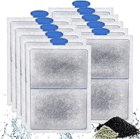 Vista 7 de driamor Paquete de 8 cartuchos de filtro de tanque de peces para filtro de alimentación PF-L, cartucho de filtro de carbono grande para acuario