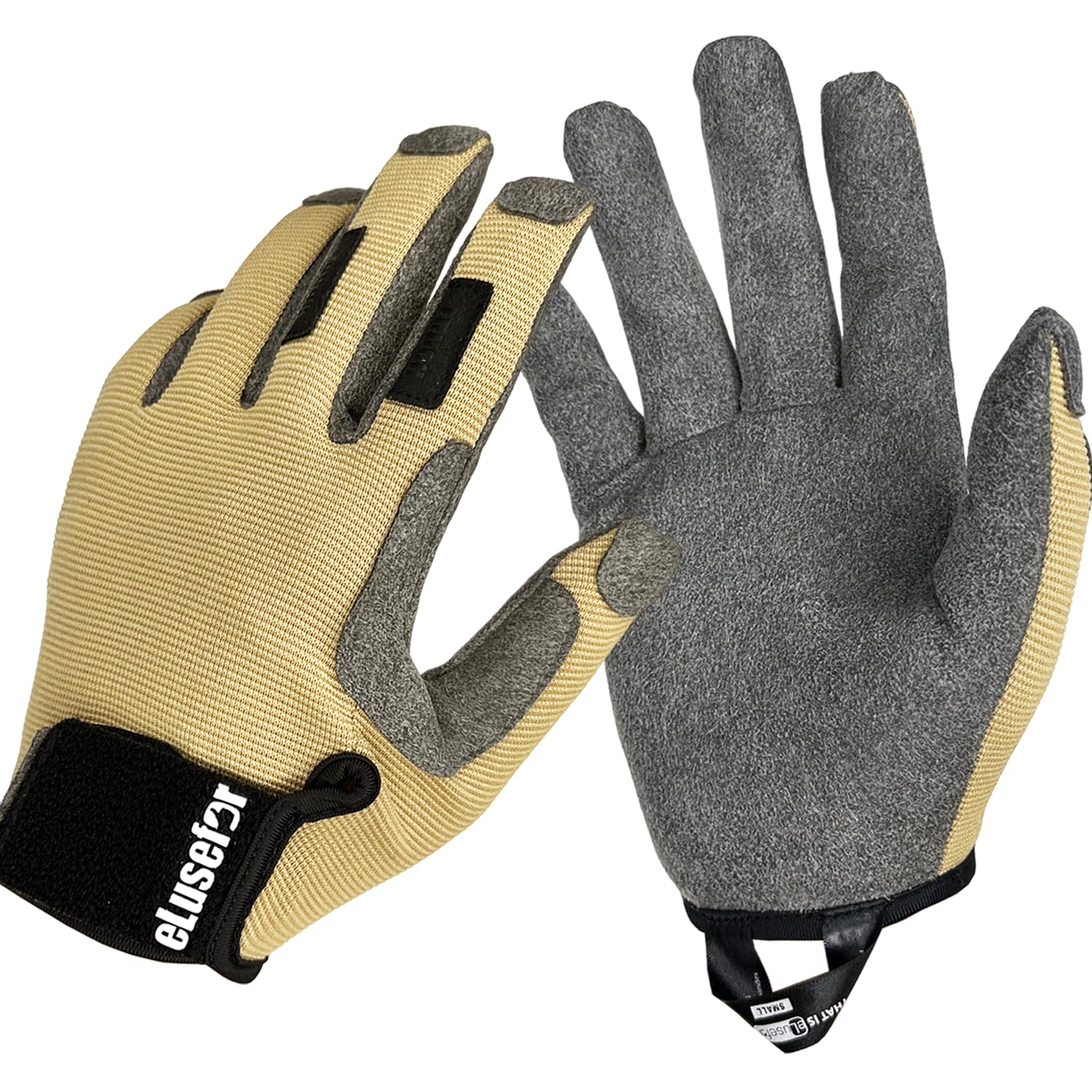 eLusefor Dexterity Upgraded Utility Gloves – Seamless Wrap-Fingers Design & Knuckle Touchscreen Capability