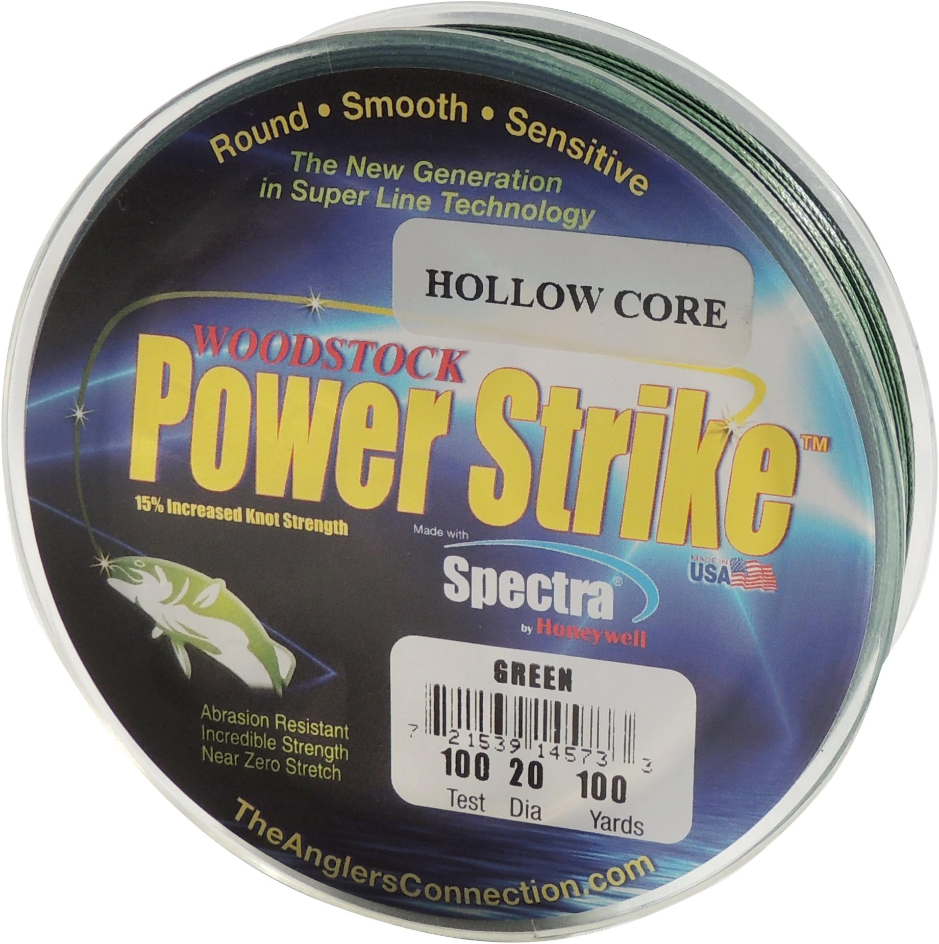 Woodstock PowerStrike Spectra Hollow Core Braided Line