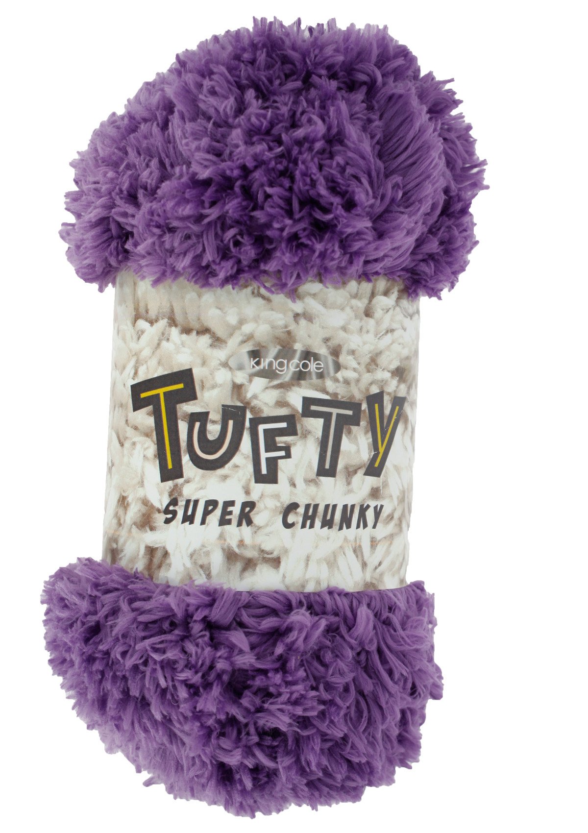 King Cole Tufty Super Chunky Knitting Yarn 100% Polyester Soft Wool 1 x 200g (Primrose - 2805) - Image 2
