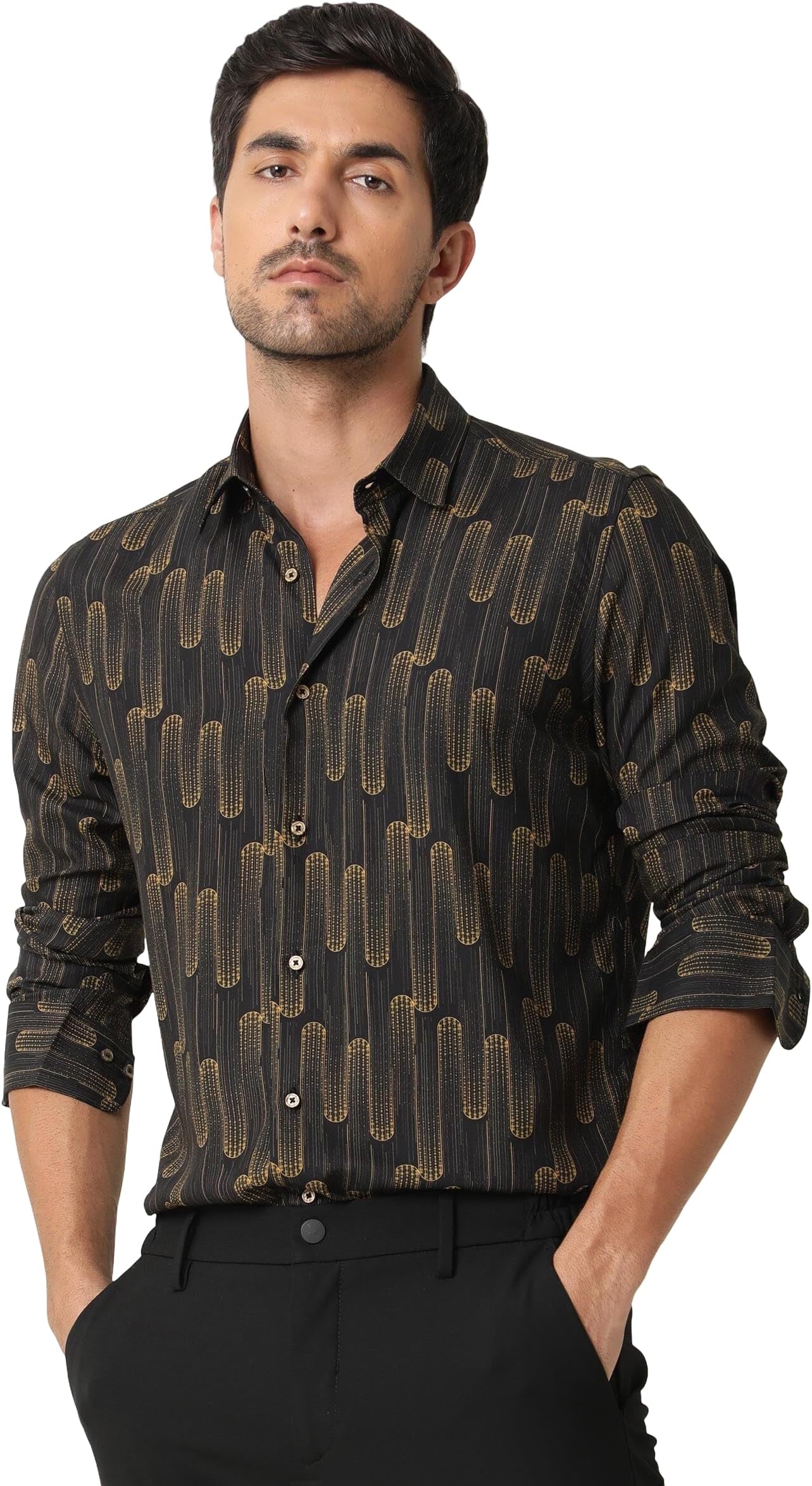 Regular fit Abstract Print Shirt