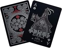 Vista 1 de Gent Supply Warriors of Asia - Baraja impermeable para jugar a las cartas de PVC, color negro