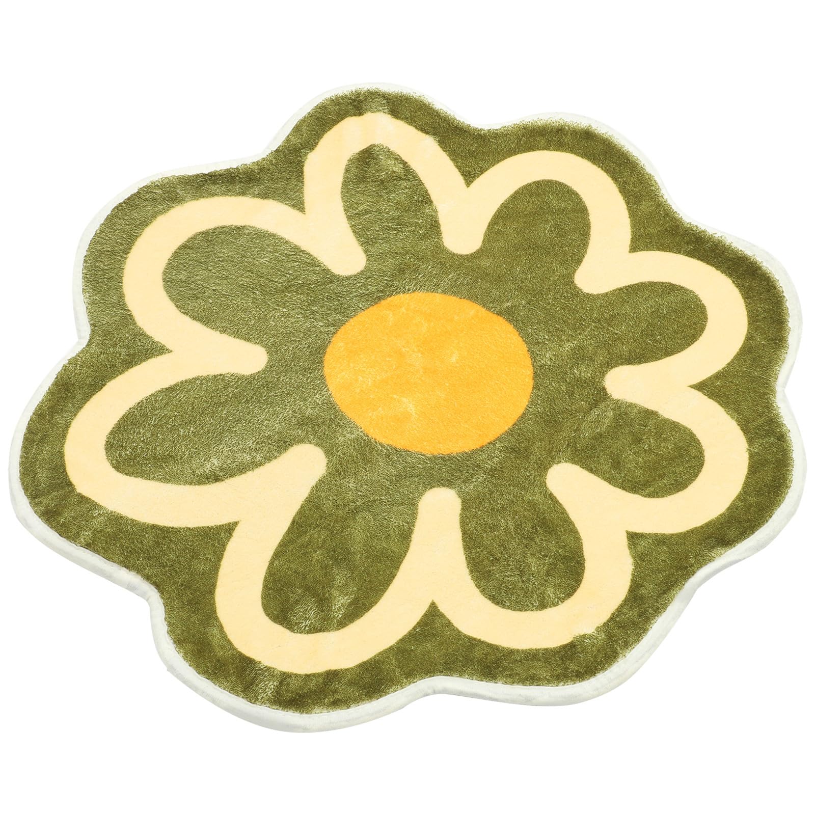Alfombra para evitar resbalones verde Milisten de poliéster 60x60 cm compacta