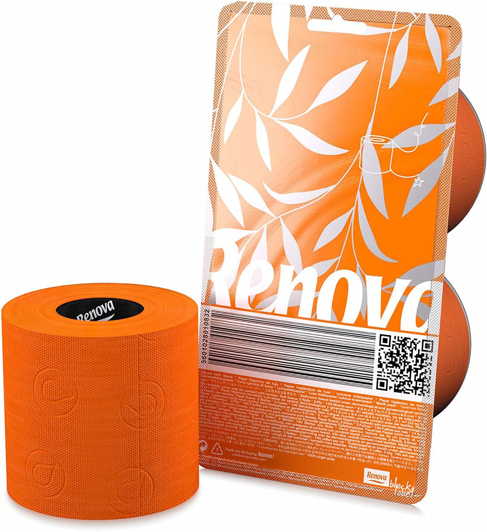 Renova Scented Colored Toilet Paper 2 Rolls 3Ply Bath