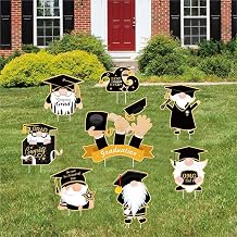8 PCS Granduation Yard Signs, Graduation Waterproof Lawn Decorations