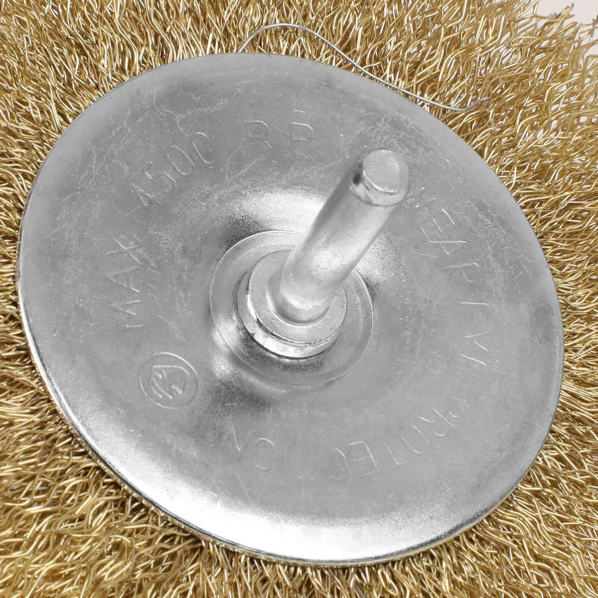Brass Wire Wheel Brush - Rust Paint Removal -2