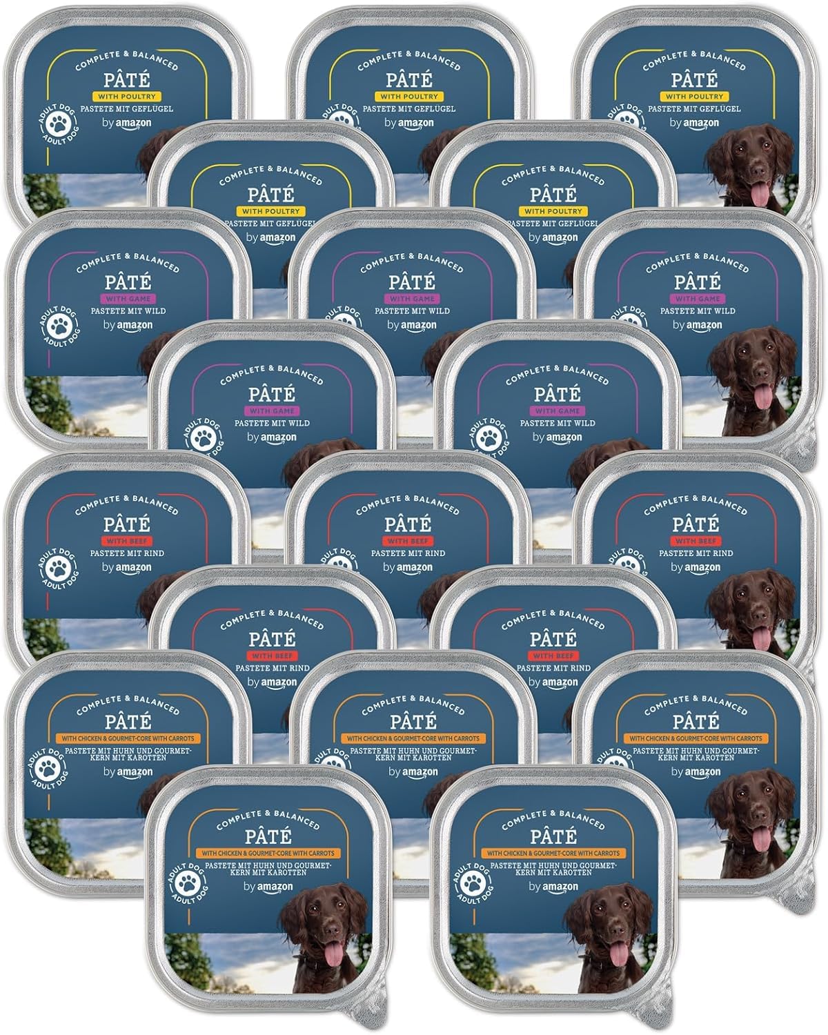 Cibo Per Cani By Amazon - P&acirc;t&eacute; Misto | 20 Confezioni Da 300g | Senza Additivi Artificiali