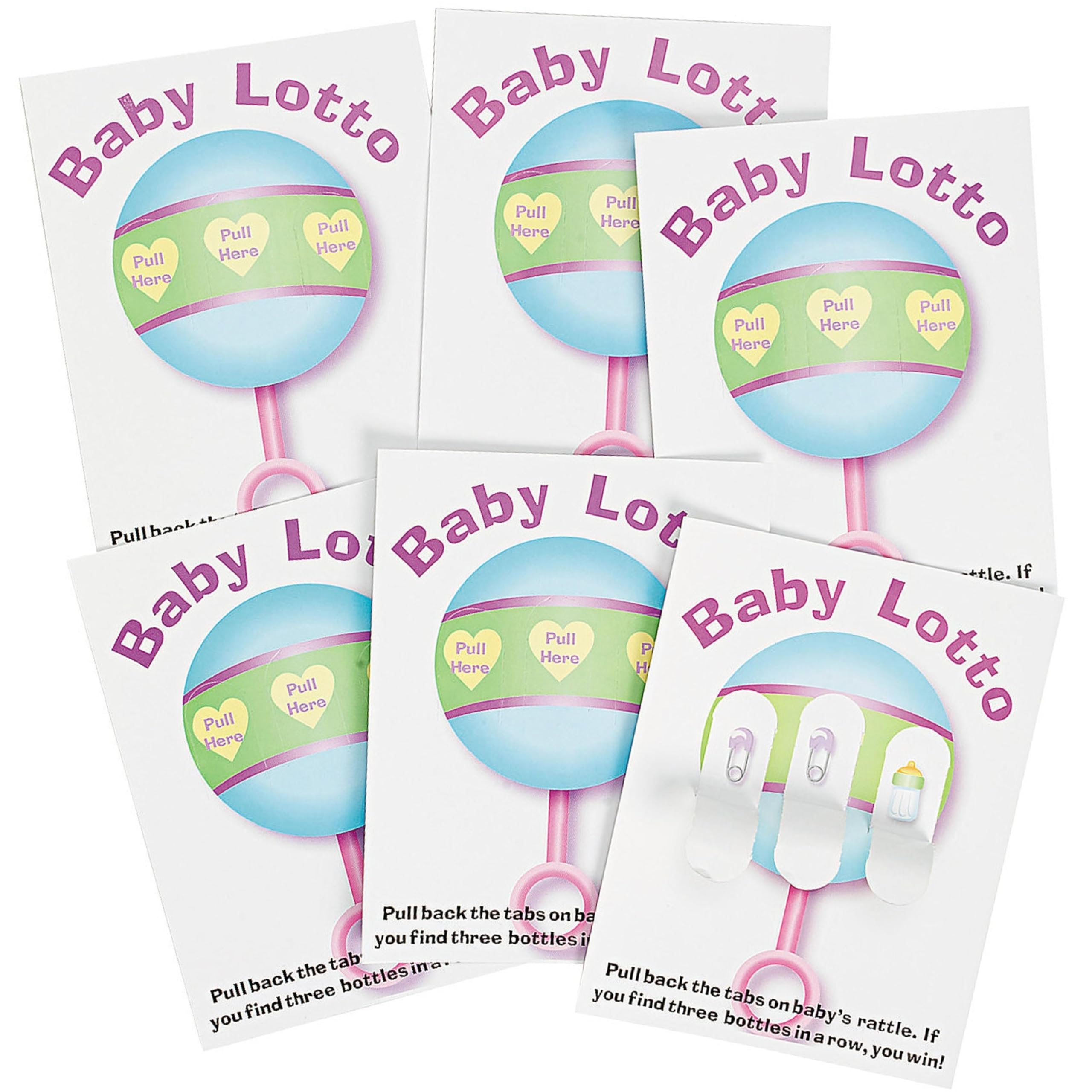 Fun Express Kartki do marynowania na baby shower dla dziecka - artykuły imprezowe - upominki - różne upominki - dziecko - 24 sztuki
