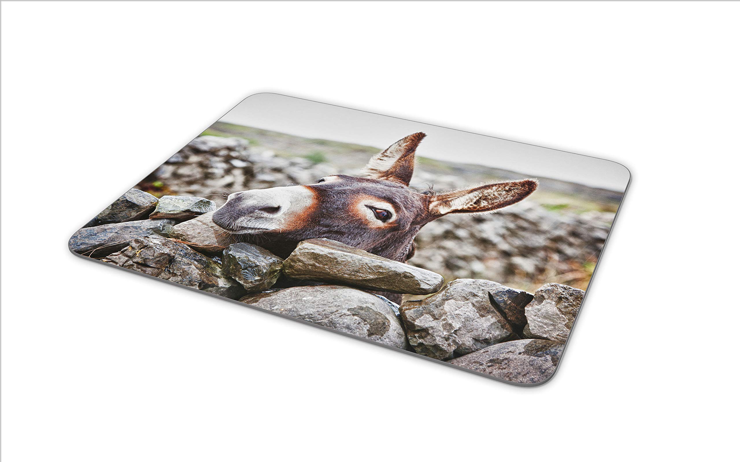 Adorable Donkey Mouse Mat Pad - Horse Kids Funny Animal Fun Computer #15303