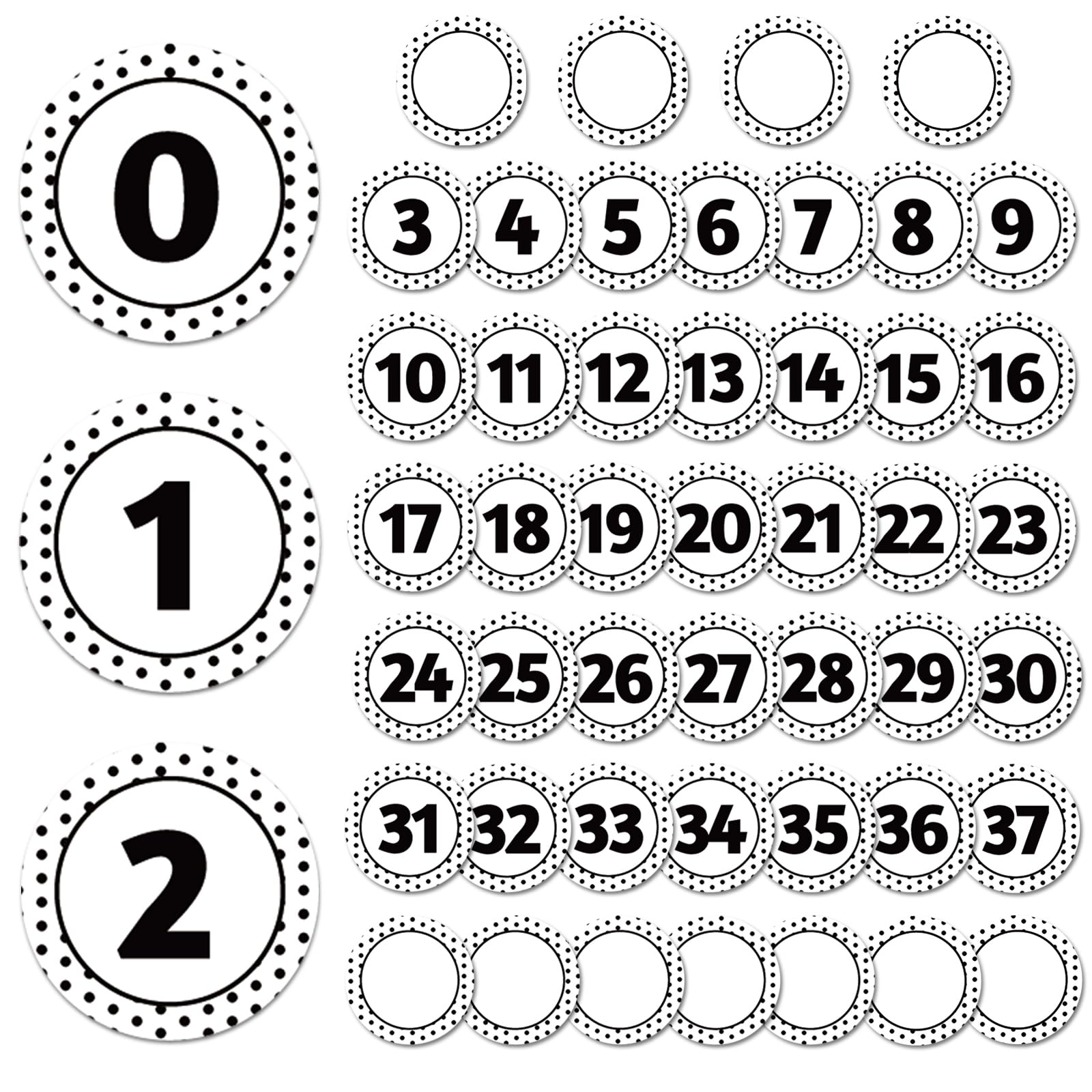 54 Bunte Whiteboard Magnete - 5cm Rund Für Schule & Büro