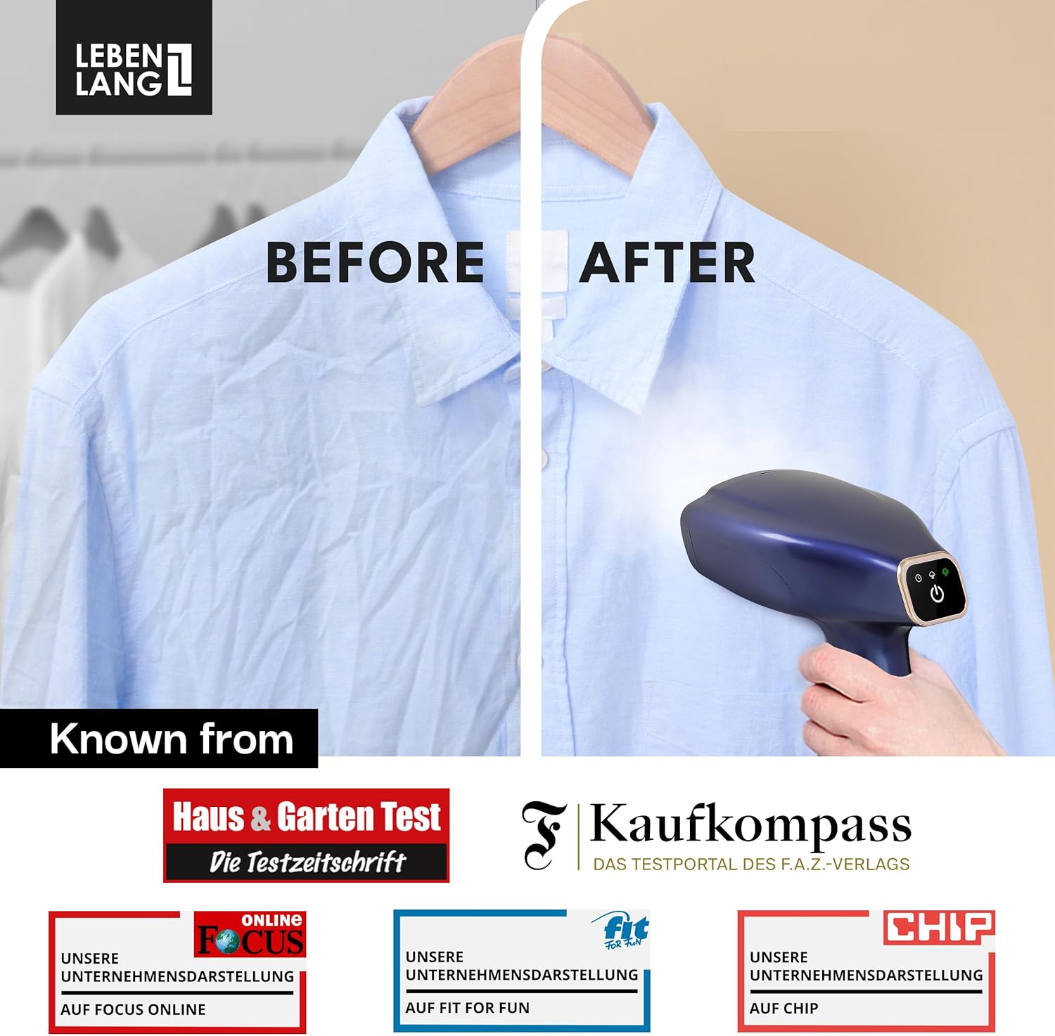 LEBENLANG steamer csomagolása és teljes szett