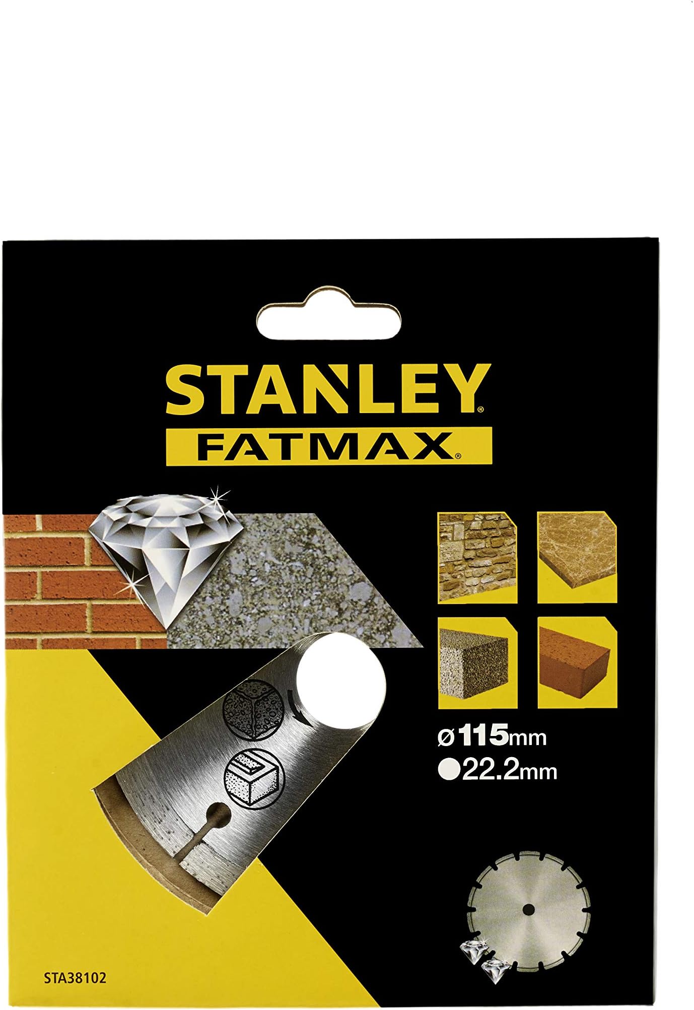 STANLEY STA38102-XJ Disco diamantado segmentado 115 mm