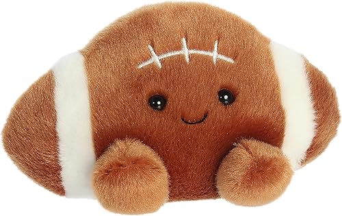 Aurora Adorable Palm Pals Tackle Football - Juego de bolsillo - Diversión coleccionable - Marrón 5 pulgadas