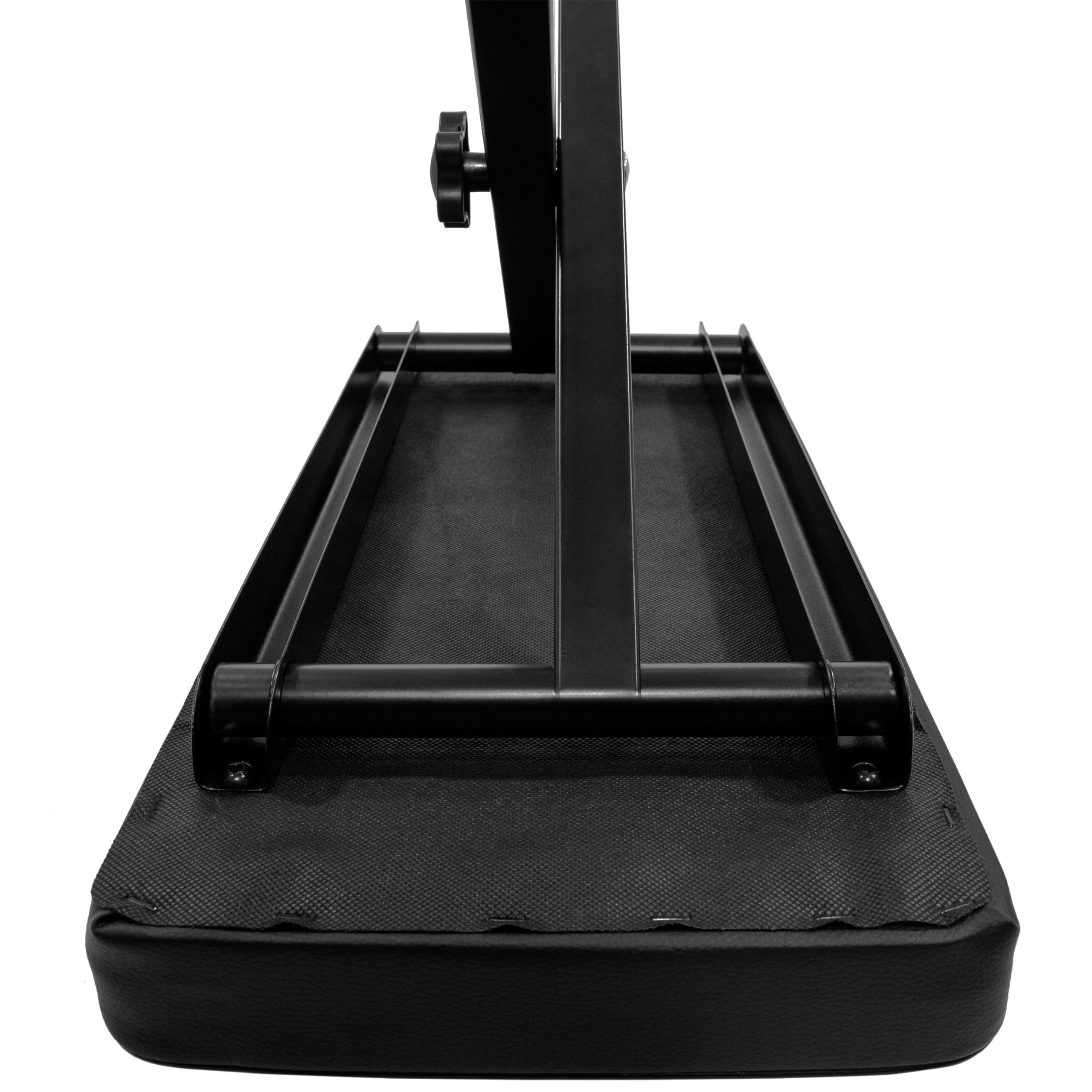 Banc de clavier en X Simili cuir noir BoomToneDJ ST-1 Hauteur réglable de 48 à 60cm Banquette pour piano pliable. Très confortable. Assise 510 x 250 mm.