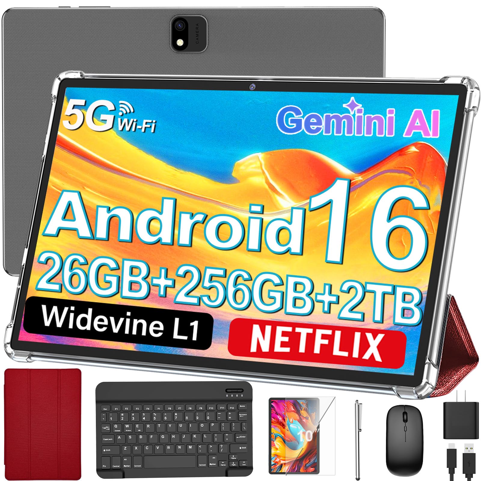 【新品未開封品】Android タブレット TB02 Amazon.co.jp: JJGJ Android 14 タブレット キーボード付き 12GB RAM