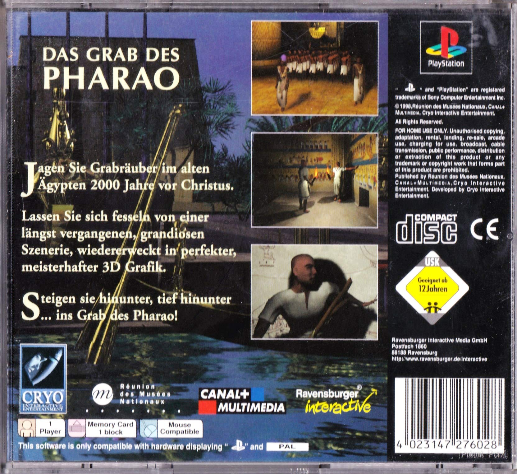 Playstation 1 - Egypt 1156 B.C. - Tomb of the Pharaoh