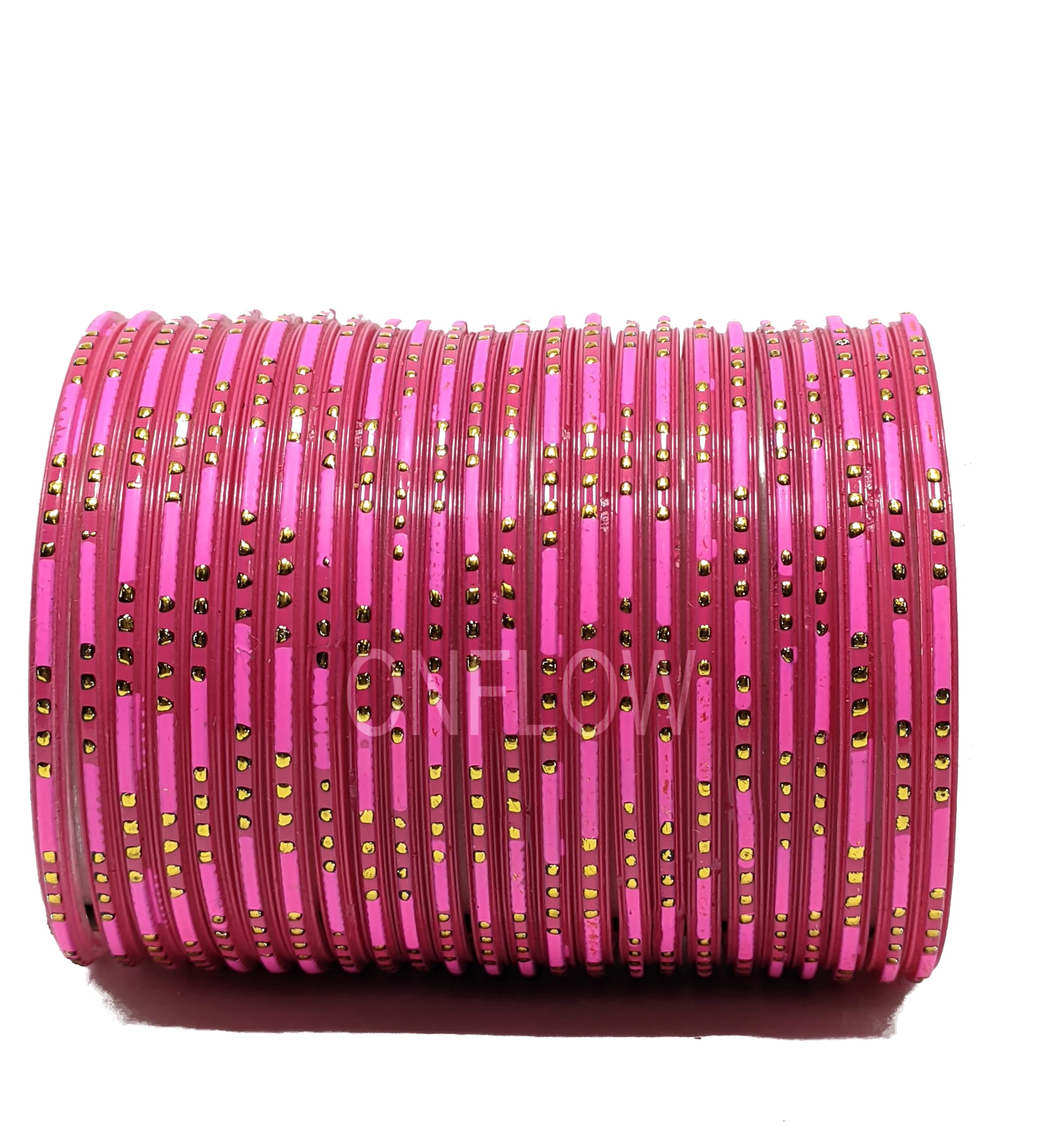 ONFLOW Polish With Boondh Fancy Glass Bangles & 12 Different Trendy Colors & 24 Bangles Women and Girls (Set Of 1) (GAJARI COLOR, 2.6) (B0CNVN1LBC) Amazon Price History, Amazon Price Tracker