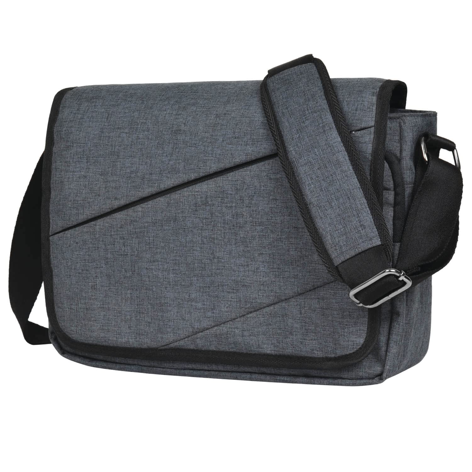 FATMUG Messenger Crossbody Shoulder Sling Bag for Office Business College use for Men and Women - Small size Laptop (13.5 In) Student Bag - Dark Grey (B0B8NPTNC8) Amazon Price History, Amazon Price Tracker