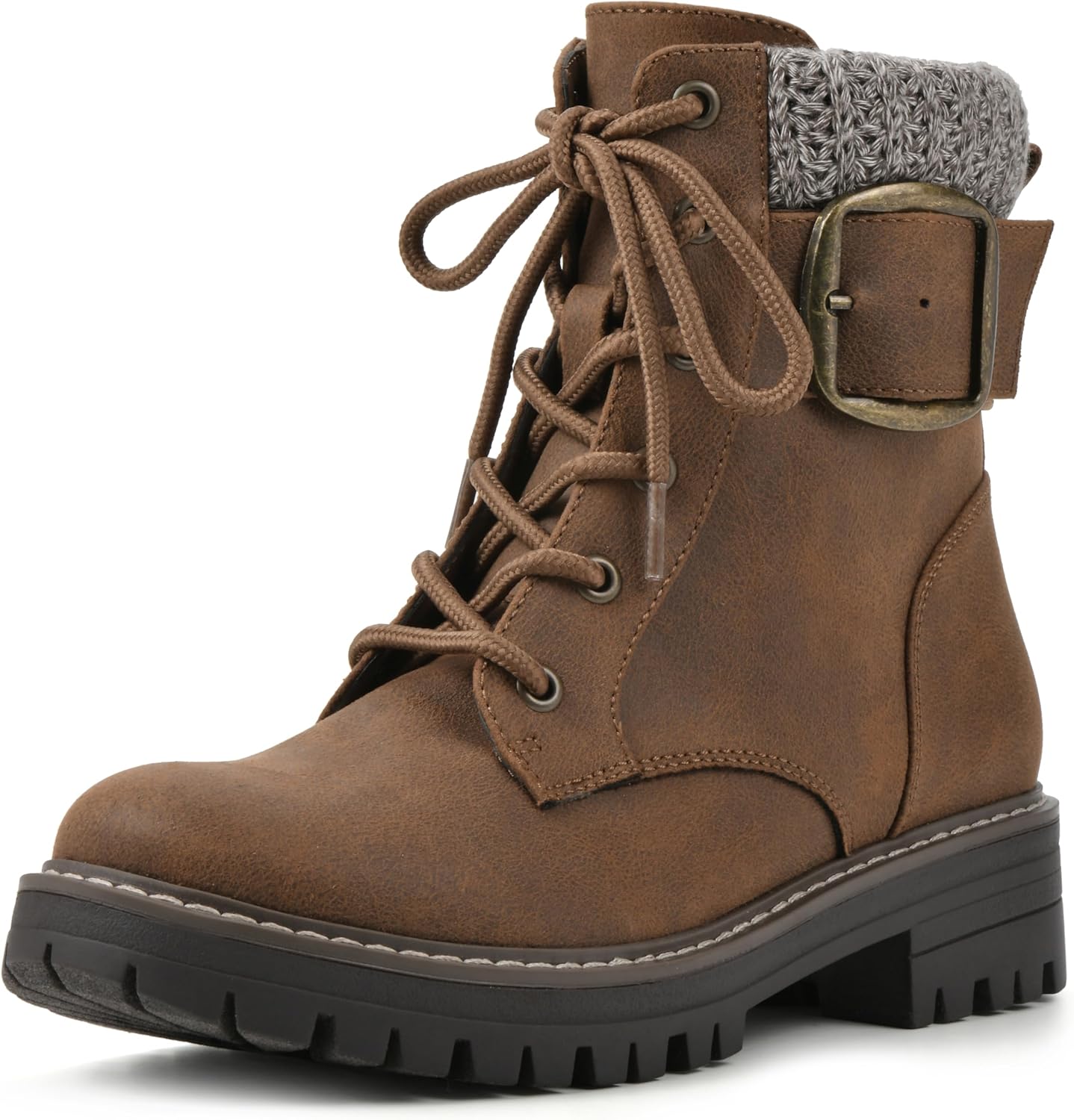 CLIFFS BY WHITE MOUNTAIN Women's Shoes Mentor Block Heeled Lace-Up Ankle Bootie