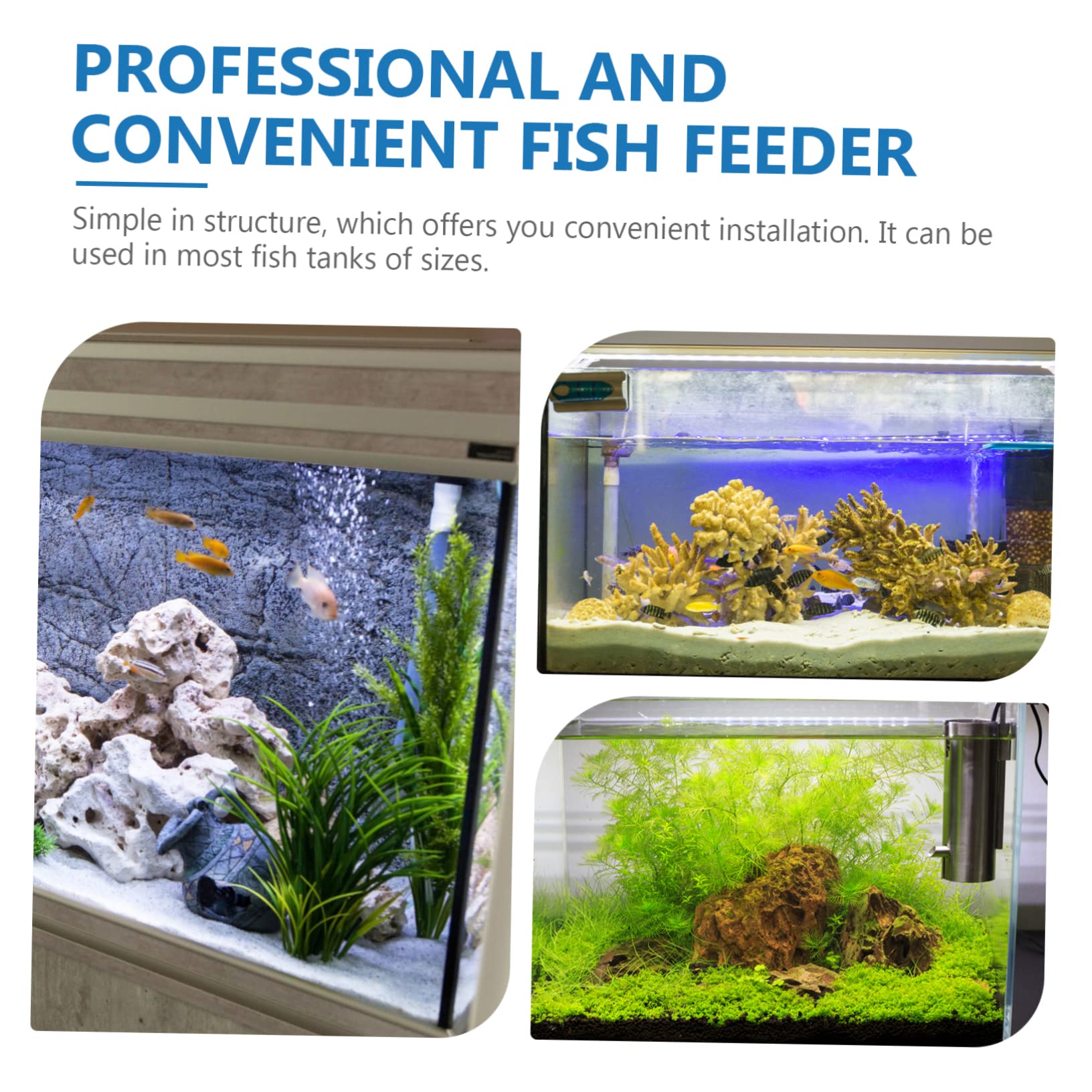 Toddmomy 12piezas Anillo De Alimentación para Peces Ventosa De Diferentes Formas para Acuarios Alimentación Controlada y Reducción De Desperdicio De Comida
